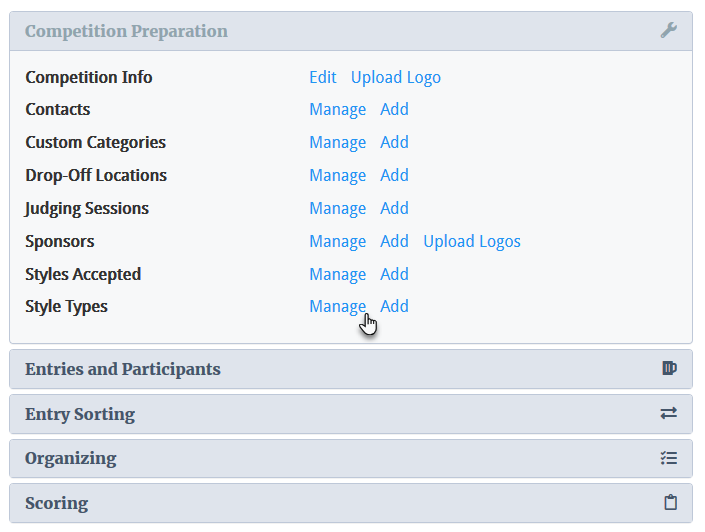 Admin Dashboard Competition Preparation