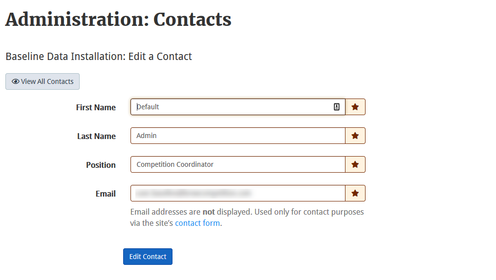 Add/Edit Contacts